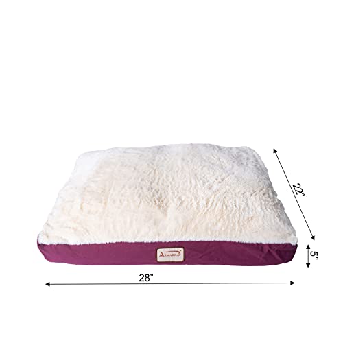Armarkat Pet Bed Mat 28 by 22 by 5, M02HJH/MB-Medium, Ivory