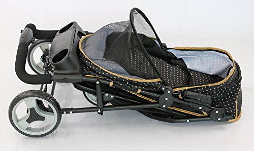 Gen7Pets Promenade Lightweight Compact Pet Stroller for Dogs and Cats up to 50lbs