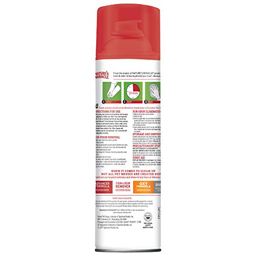 Nature's Miracle Nm Cat Urine Destroyer Foam, 17.5 oz Can