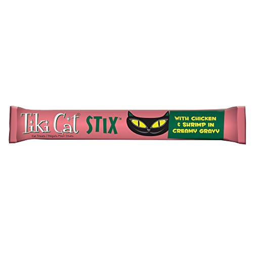 Tiki Cat Stix Wet Treats, Grain Free Lickable in Creamy Gravy