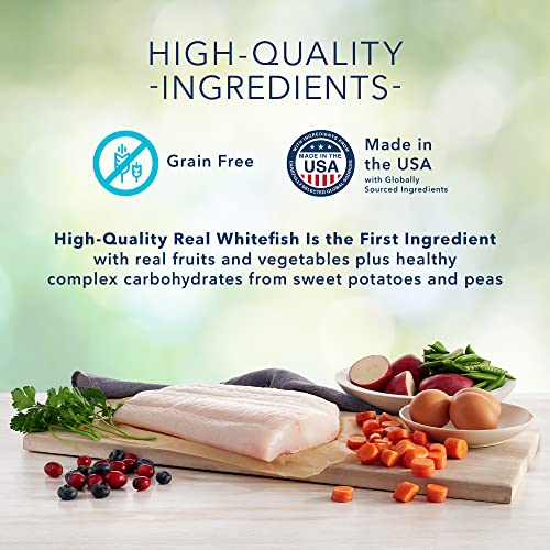 Blue Buffalo Freedom Grain Free Natural Indoor Adult Dry Cat Food, Fish 5-lb.