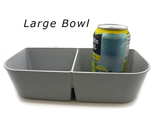 DryFur Kennel Travel Kit for Pets - Hook-On Dish & Live Animal Labels (Large)