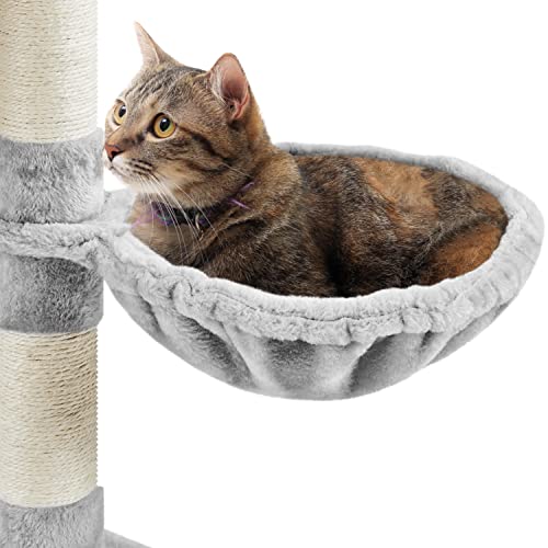 YAHEETECH 79 inches Multi-Level Cat Tree Condo with Scratching Post Pet Stand Play House Furniture Kitten Kitty Activity Tower
