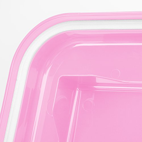 IRIS USA 3 Piece Airtight Pet Food Storage Container Combo, Pink MP-8/MP-1/SCP-2