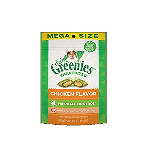 Greenies Smartbites Treats for Cats, Chicken, 130g (4.6oz)