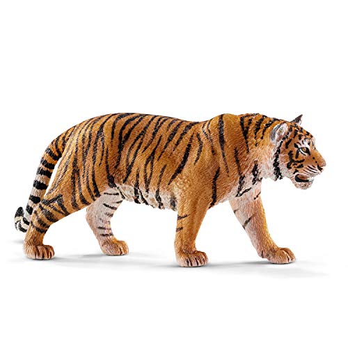 SCHLEICH Wild Life Tiger Educational Figurine for Kids Ages 3-8
