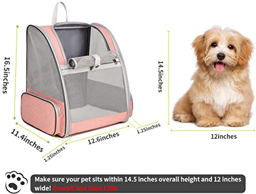 Texsens Innovative Traveler Bubble Backpack Pet Carriers for Cats and Dogs