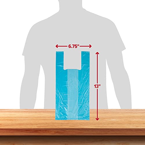 Arm & Hammer 71041 Easy-Tie Waste Bags, Blue, 75-Pack