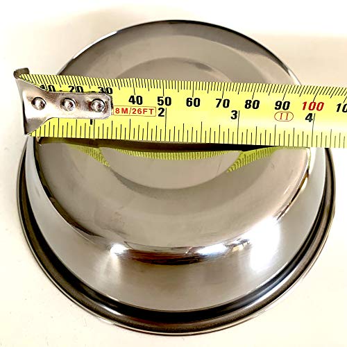 Bonza Two Piece Replacement Stainless Steel Dog Bowls for Pet Feeding Station. For Small Dogs and Cats,12oz