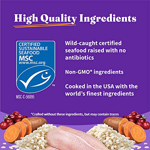 Halo Natural Dry Cat Food Sensitive Stomach Seafood Medley