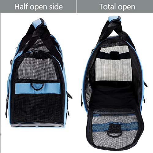 BENCMATE Protective Inflatable Collar for Dogs and Cats - Soft Pet Recovery Collar Does Not Block Vision E-Collar