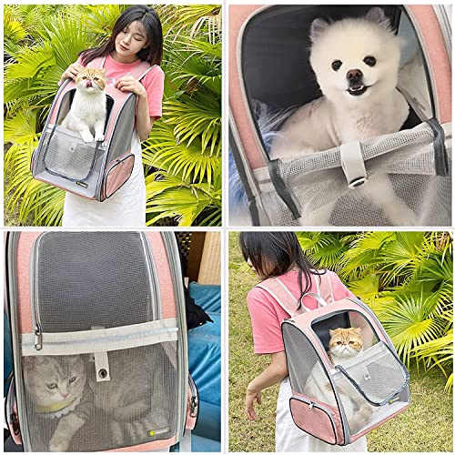 Texsens Innovative Traveler Bubble Backpack Pet Carriers for Cats and Dogs