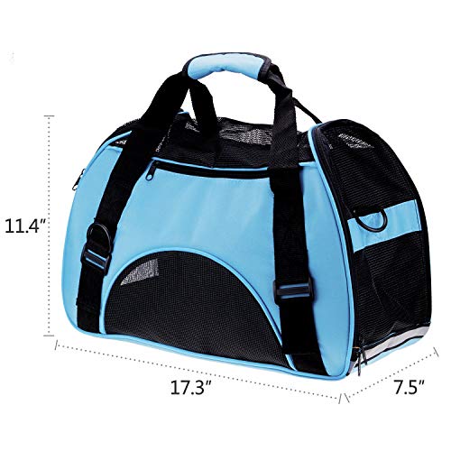 BENCMATE Protective Inflatable Collar for Dogs and Cats - Soft Pet Recovery Collar Does Not Block Vision E-Collar