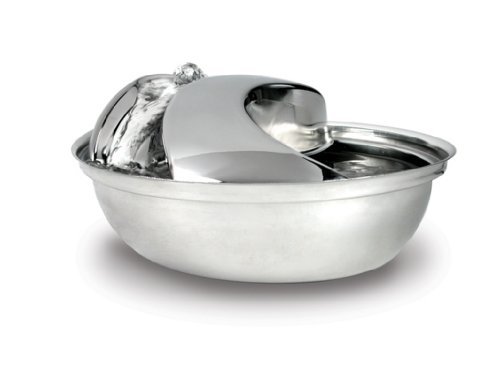Pioneer Pet Stainless Steel Fountain Raindrop Design , 60oz
