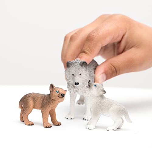 SCHLEICH Mother Wolf with pups