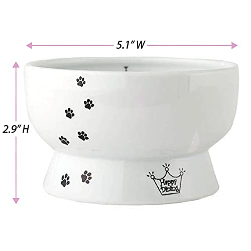 Necoichi Raised Cat Water Bowl (Cat)