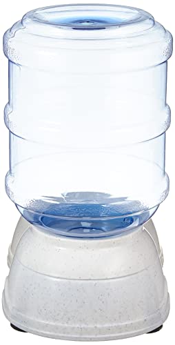 AmazonBasics Gravity Pet Water Dispenser, Small (1-Gallon Capacity)