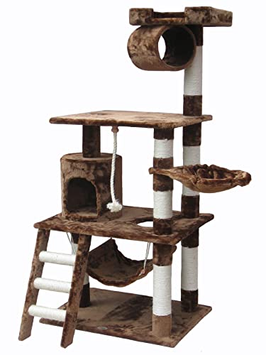 Brown 62" Cat Condo by Go Pet Club