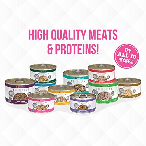 Weruva Truluxe Cat Food, Pretty In Pink With Wild-Caught Salmon In Gravy, 3Oz Can (Pack Of 24)