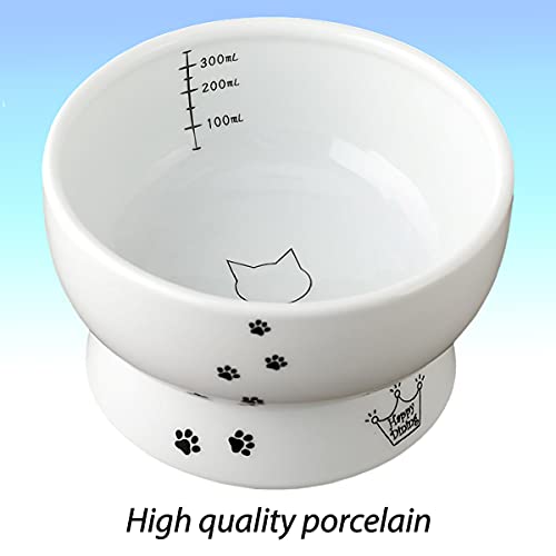 Necoichi Raised Cat Water Bowl (Cat)