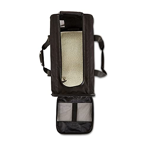 AmazonBasics Black Soft-Sided Pet Carrier - Large