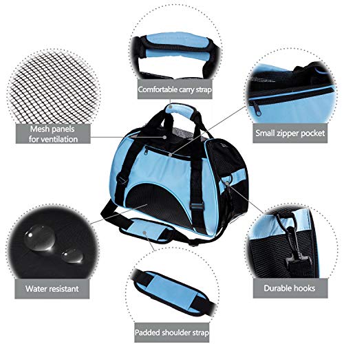 BENCMATE Protective Inflatable Collar for Dogs and Cats - Soft Pet Recovery Collar Does Not Block Vision E-Collar