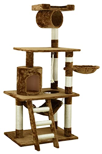 Brown 62" Cat Condo by Go Pet Club