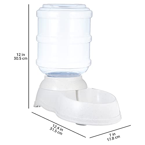 AmazonBasics Gravity Pet Water Dispenser, Small (1-Gallon Capacity)