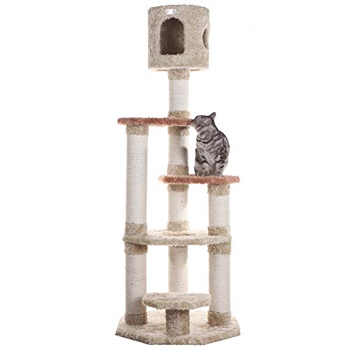 Armarkat Premium Cat Tree - Model X6606, Khaki