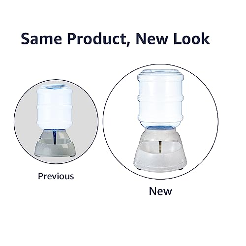 AmazonBasics Gravity Pet Water Dispenser, Small (1-Gallon Capacity)