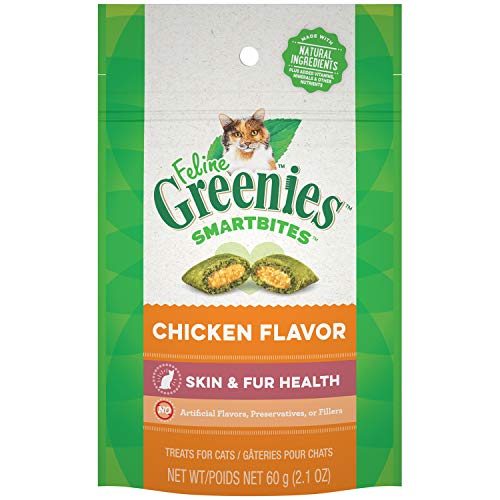 Greenies Cat Treats - Skin & Fur, Chicken Flavor