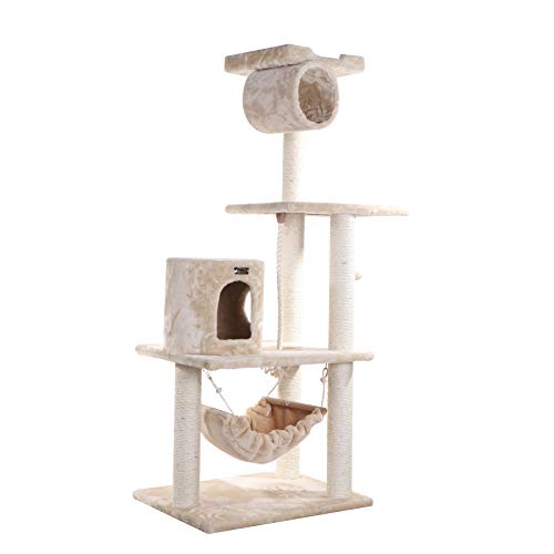 Armarkat Cat tree Furniture Condo, Height- 60-Inch to 70-Inch
