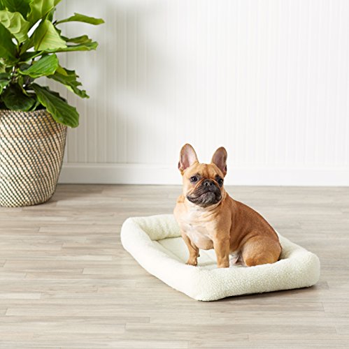 Amazon Basics Padded Pet Bolster Bed, 29 x 19 inches