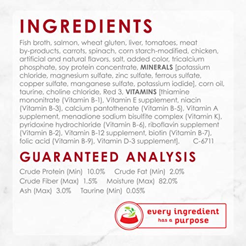 Purina Fancy Feast Wet Cat Food, Medleys Wild Salmon Primavera With Garden Veggies & Greens in Sauce - (24) 3 oz. Cans