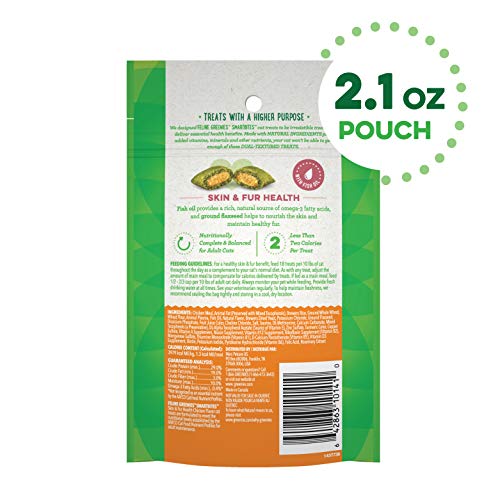 Greenies Cat Treats - Skin & Fur, Chicken Flavor