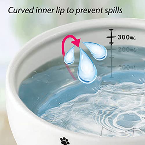 Necoichi Raised Cat Water Bowl (Cat)