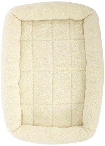 Amazon Basics Padded Pet Bolster Bed, 29 x 19 inches