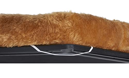 MidWest Homes for Pets Bolster Pet Bed for Dogs & Cats 42L-Inch Cinnamon Dog Bed or Cat Bew w/ Comfortable Bolster | Ideal for Large Dog Breeds & Fits a 42-Inch Dog Crate