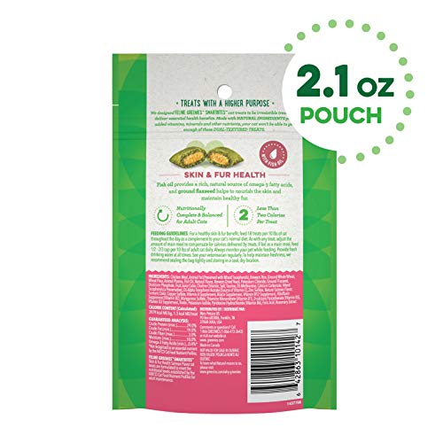 Salmon Flavored Natural Cat Treats, 2.1 oz. Pack