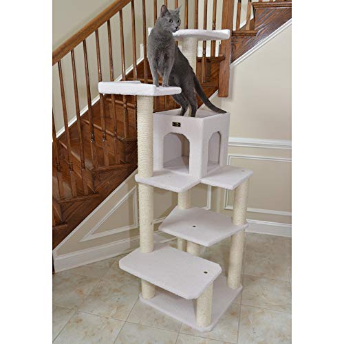 68-Inch Ivory Cat Tree by Armarkat
