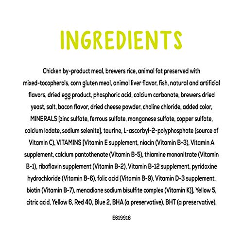 Purina Friskies Made in USA Facilities Cat Treats, Party Mix Crunch Morning Munch - (10) 2.1 oz. Pouches