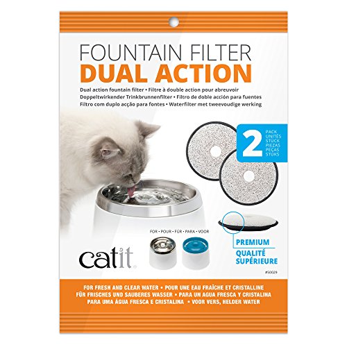 Catit Genuine Fresh and Clear Premium Replacement Filters, Pack of 2