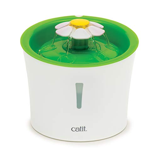 Catit Flower Fountain: 3L Drinking Fountain with Triple-Action Filter