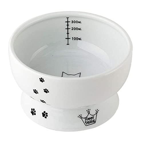 Necoichi Raised Cat Water Bowl (Cat)