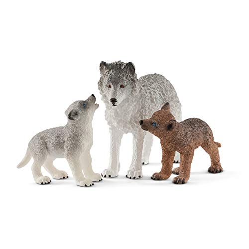 SCHLEICH Mother Wolf with pups
