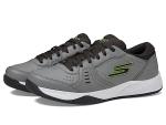 Skechers Men's Viper Court Pickleball Sneaker, Grey/Lime