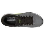 Skechers Men's Viper Court Pickleball Sneaker, Grey/Lime