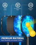 USAPA Approved Pickleball Paddle Set with Balls
