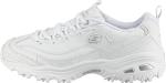 Skechers D'LITES Women’s Memory Foam Sneakers - White Silver