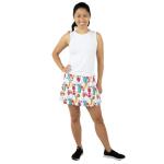 Queen of the Court Pickleball Skort - White